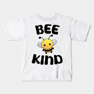 Cute Bee Kind Positive Kids T-Shirt